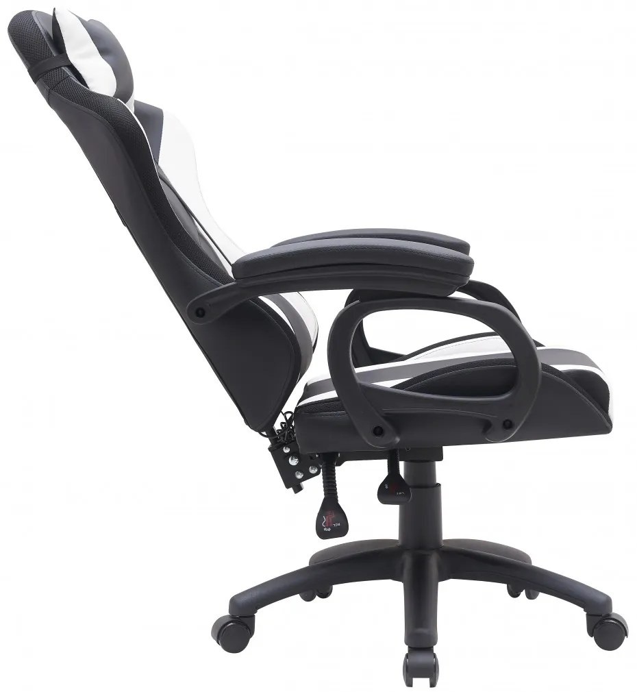 X-Style Combat 4.0 LED Gamer szék Black-White