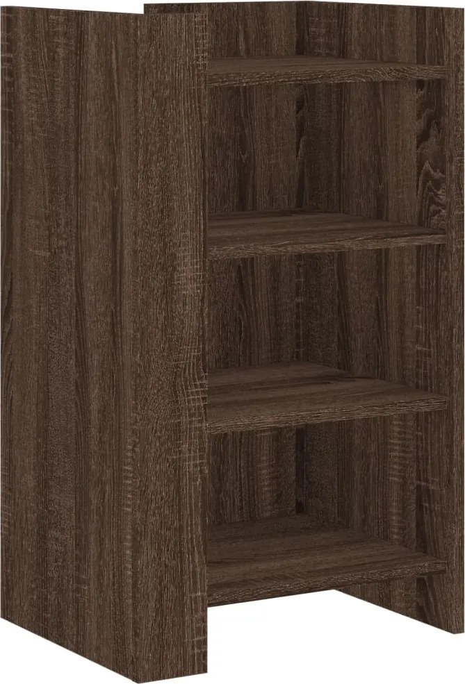 vidaXL barna tölgy színű szerelt fa tálalószekrény 45 x 35 x 75 cm