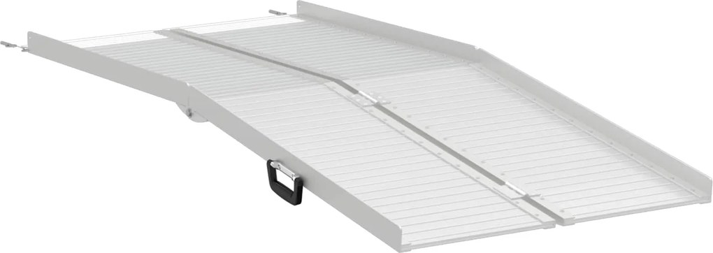 vidaXL Kerekesszék rámpa 270 kg Ezüst 92 x 73 x 5 cm Alumínium