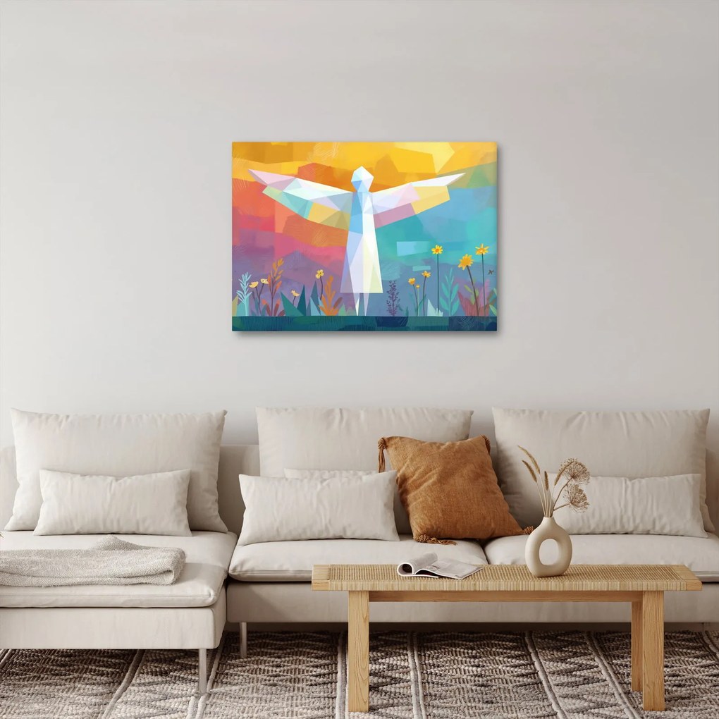 Kép - Virágok őrzője (70x50 cm)