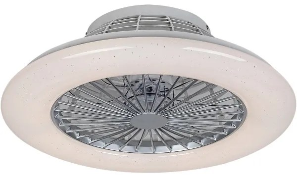 Rabalux - LED Dimmelhető mennyezeti lámpa ventilátorral LED/30W/230V + távirányító