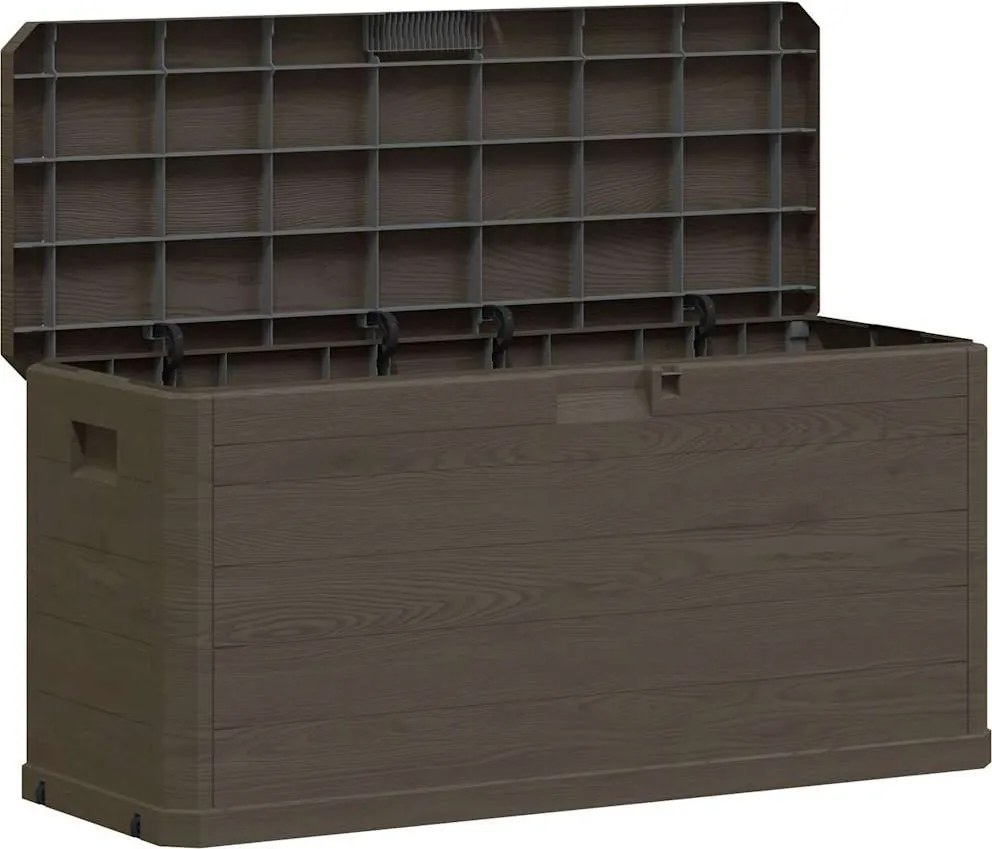 vidaXL barna kerti tárolóláda 280 L