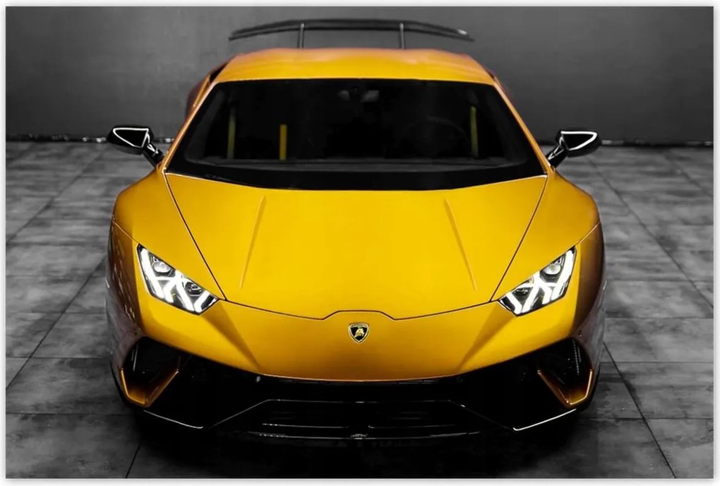 Poszterek 120x80 Sárga sportautó