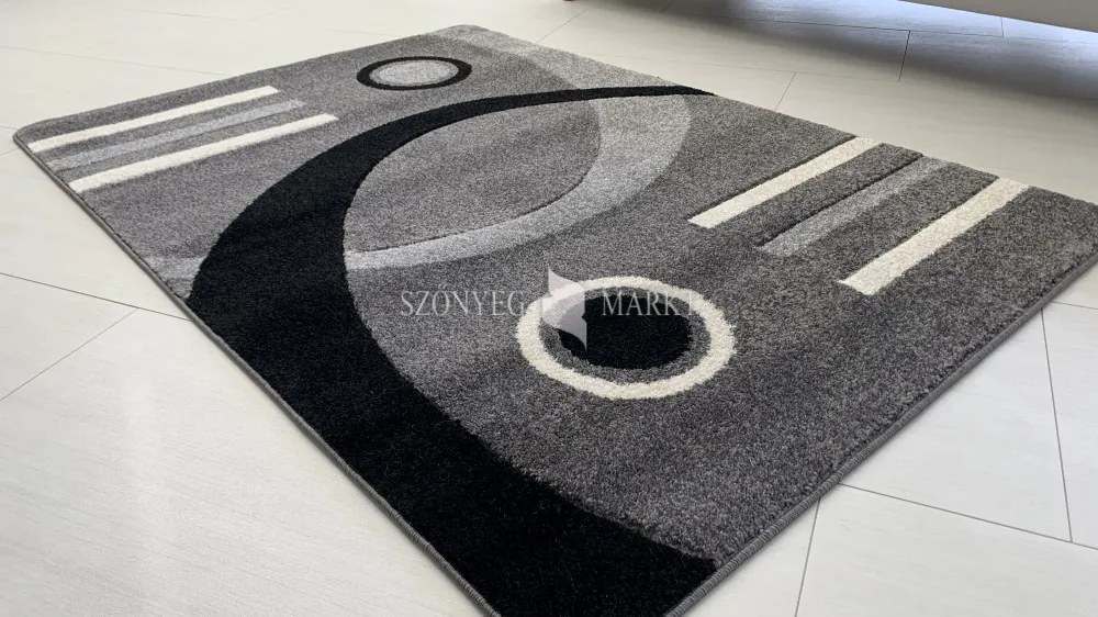 Comfort 4801 szürke modern szőnyeg 80 cm-es szett