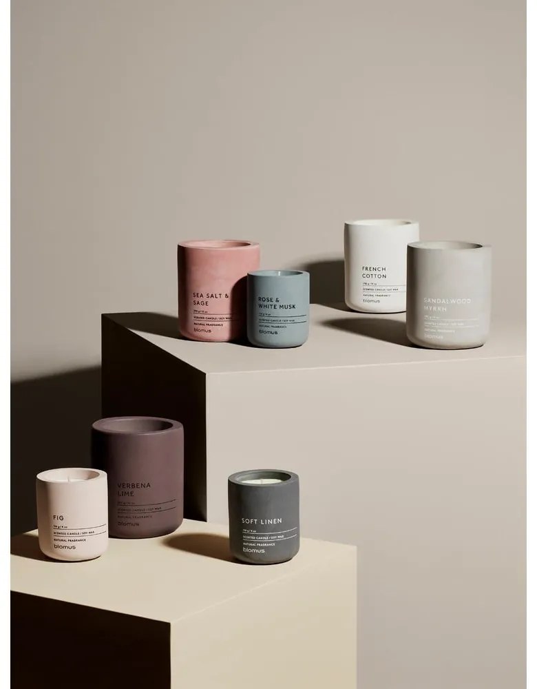 Illatos szójaviasz gyertya égési idő 55 ó Fraga: Sandalwood and Myrh – Blomus