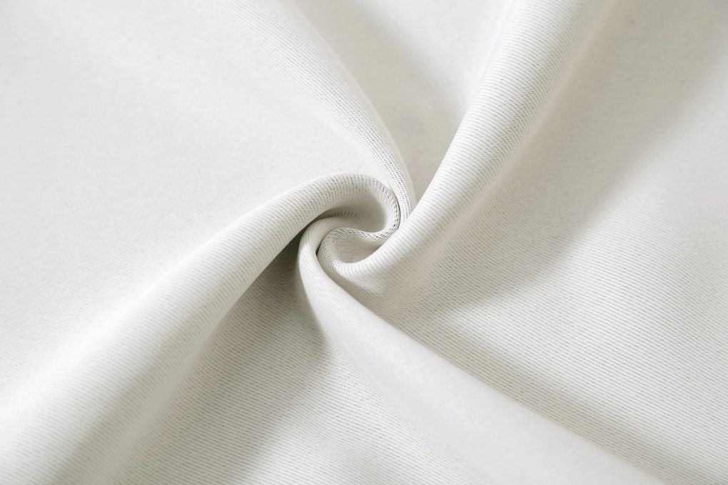 Fehér-krémszínű OXFORD függöny 140x250 cm Felfüggesztés: Hullámos sínszalag