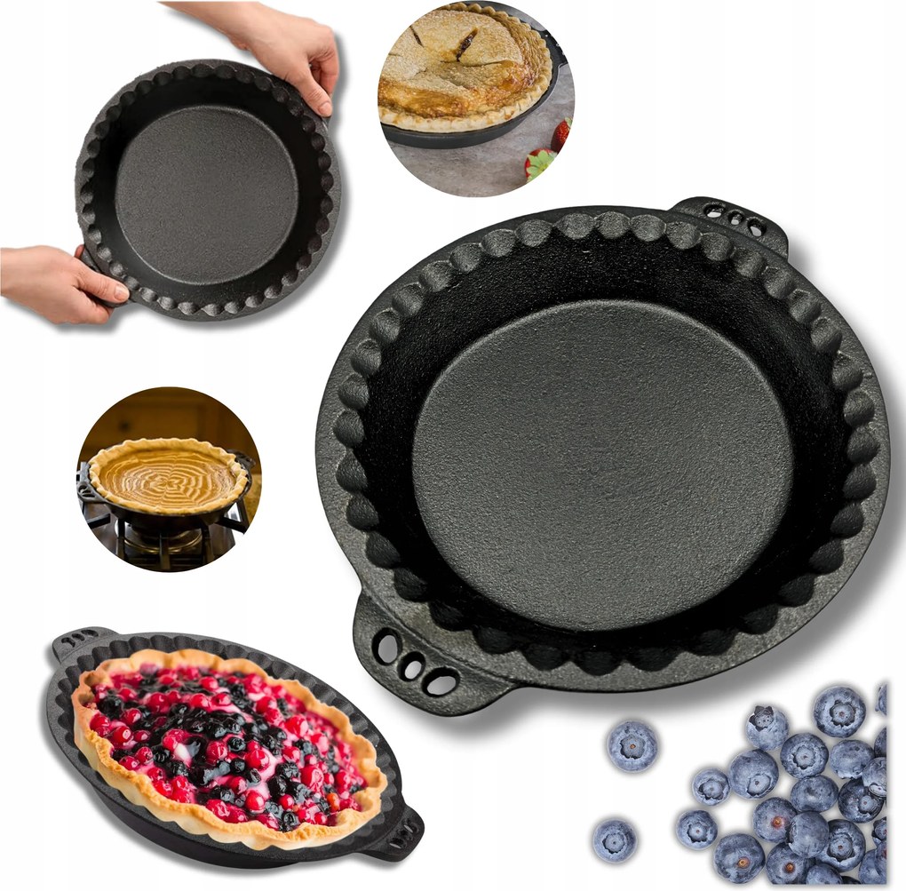 Öntöttvas tortaforma