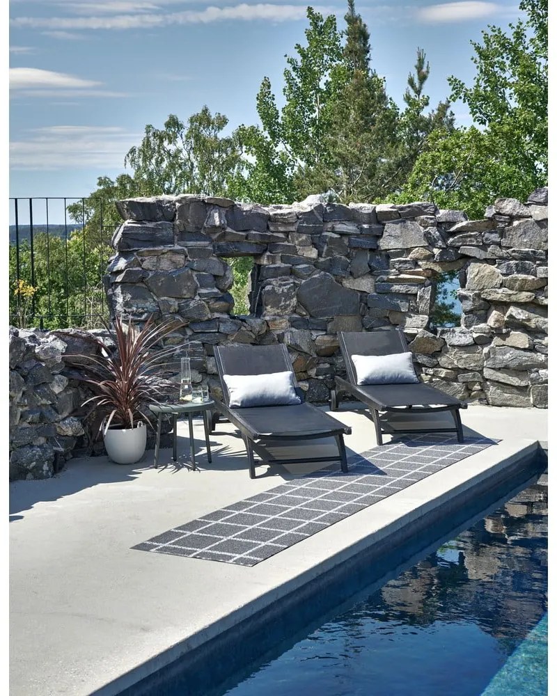 Antracitszürke kültéri-beltéri szőnyeg 180x260 cm Ada Granit – Pappelina