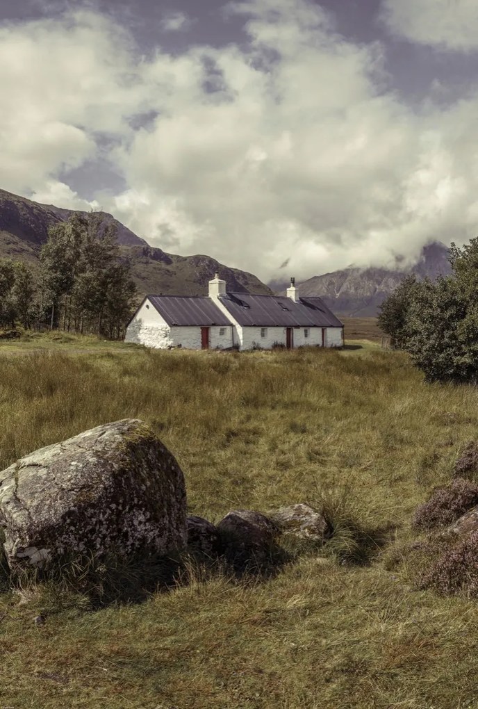 Poszter 61x90,5cm Glen Coe kunyhó, Assaf Frank