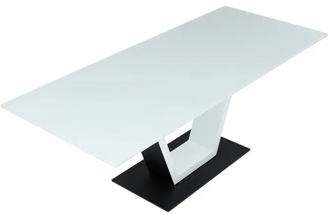 Bővíthető Étkezőasztal 160–210×90 cm, MDF, Fehér. HT-D1931 WT