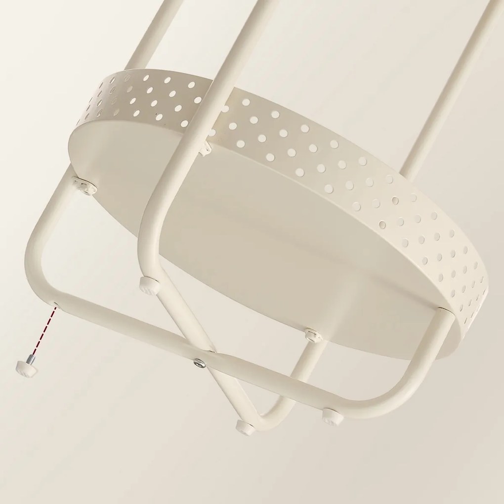 E1015 CRM kisasztal, krém színű