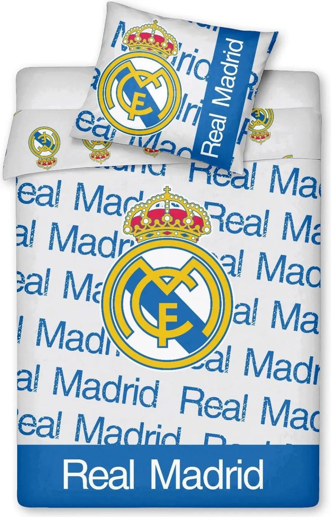 Real Madrid Royal ágyneműhuzat 140×200cm, 70×90 cm