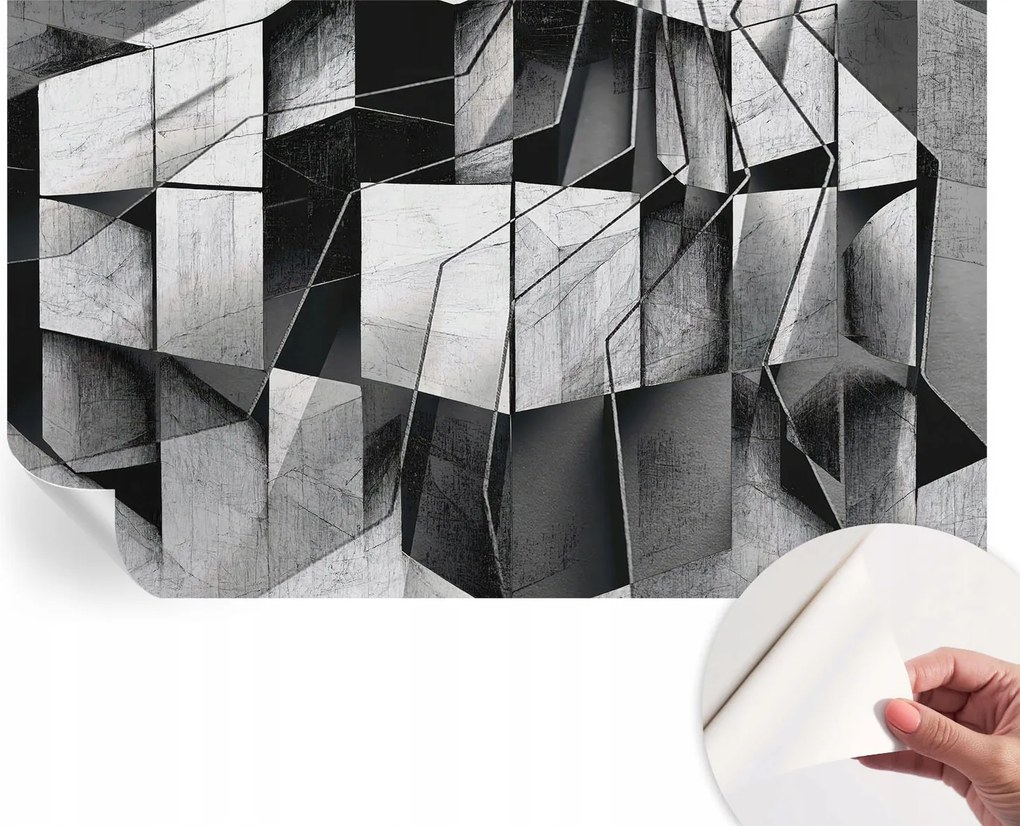 Fali fotótapéta Hálószoba Nappali Geometrikus absztrakt 416x254 cm