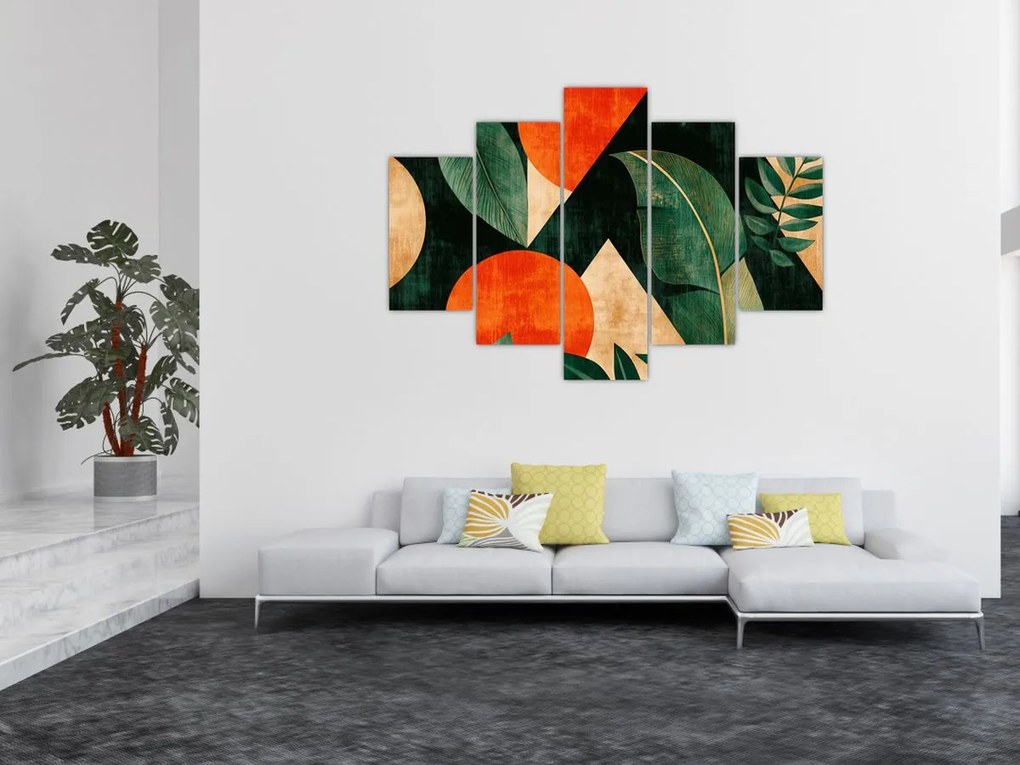 Kép - Geometrikus természeti minták II. (150x105 cm)