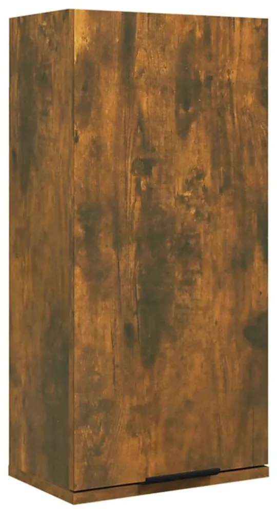 füstös tölgy színű fali fürdőszobaszekrény 32 x 20 x 67 cm
