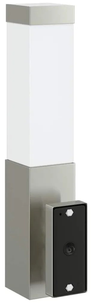 Kültéri Fali Lámpák 2 pcs Ezüst 10.5 x 6 x 35 cm