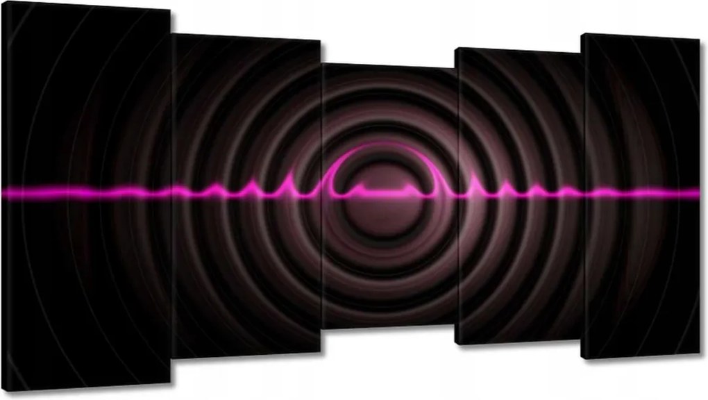 Festmények 150x80 Zenés hullám