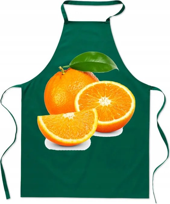 Konyhai kötény nyomtatás Narancs