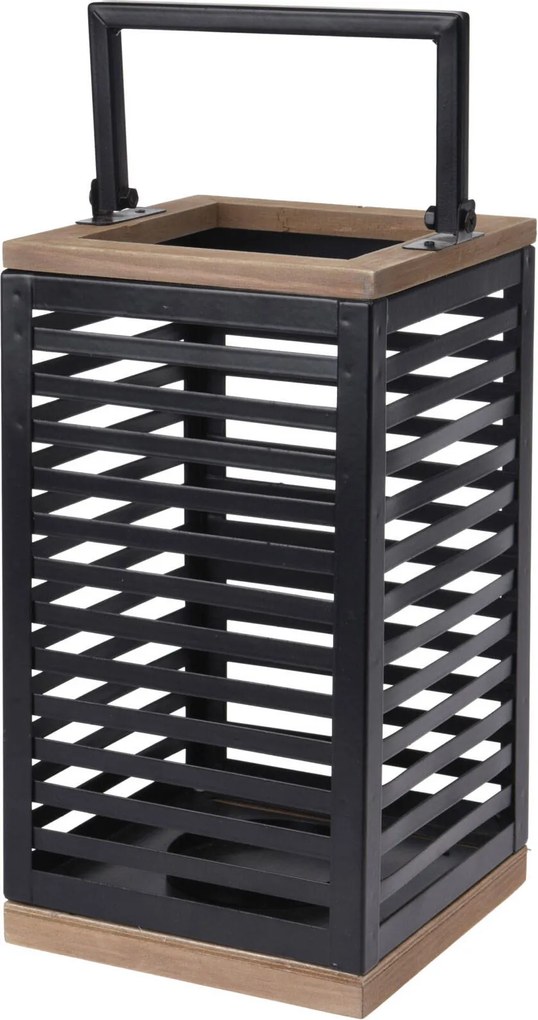 Kerti Lampion Fém Loft Lámpa 15x28cm