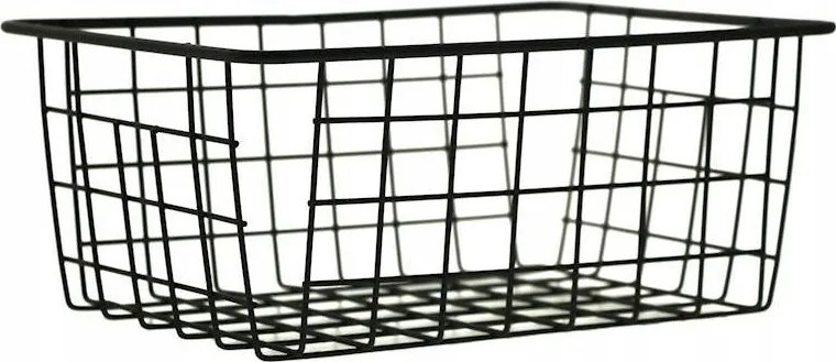Kosár Fém Rendszerező Fekete Drót Gyümölcs Fűszerek Díszek