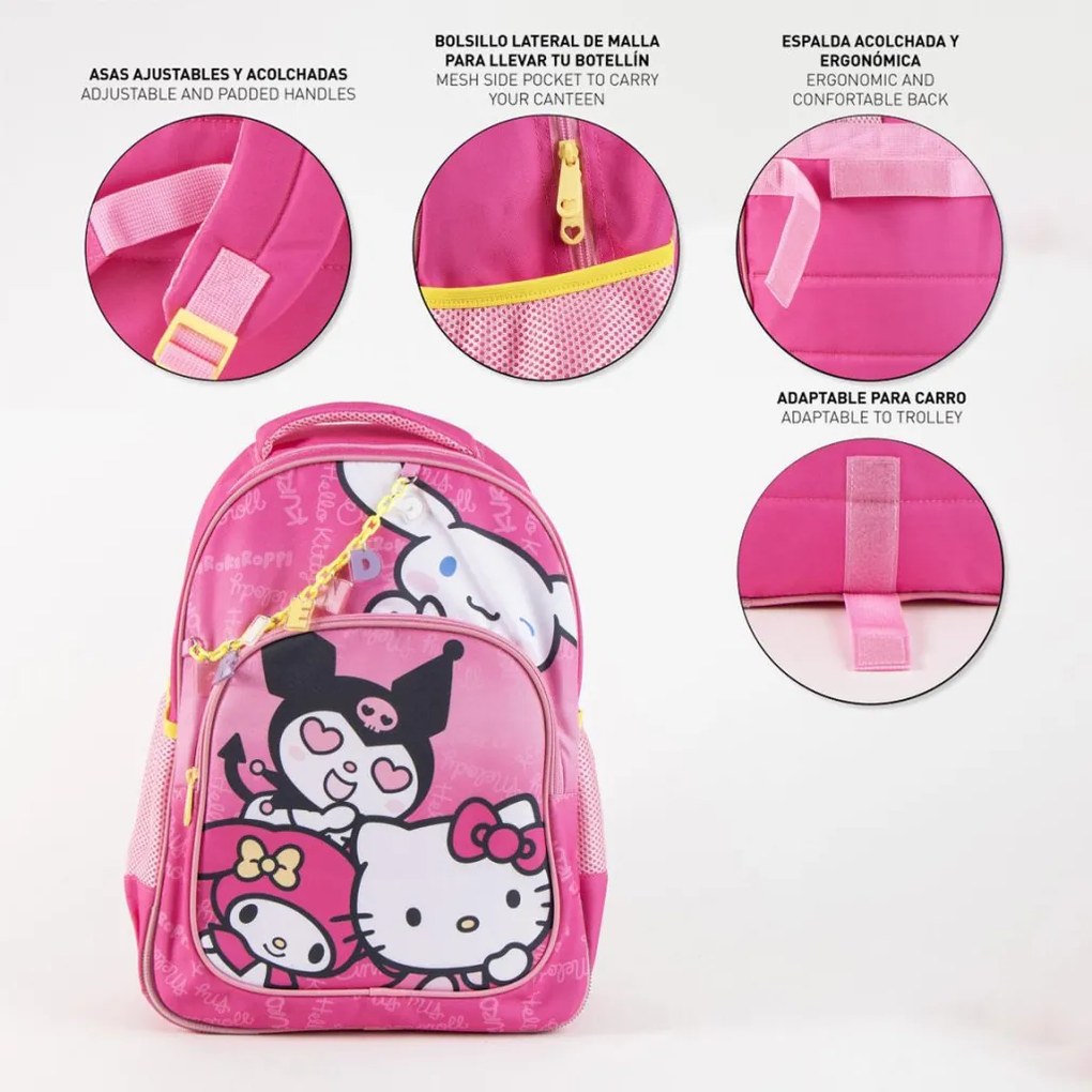 Hello Kitty Kawaii Cuties iskolatáska, táska 42 cm