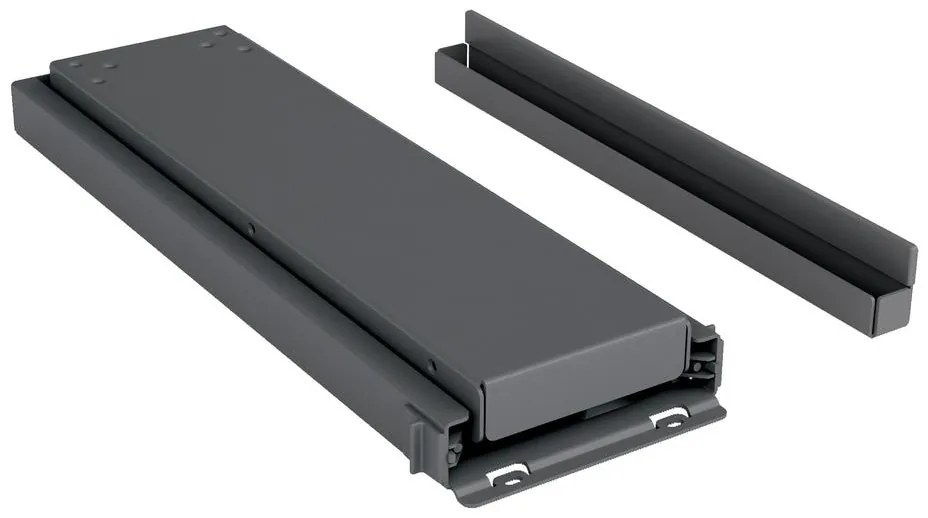 Konyhai fémrács, kamravasalás, 400mm, króm-fehér, részleges kihúzású, 5 kosár, nyíló ajtóhoz SIGE PRO LINE 295