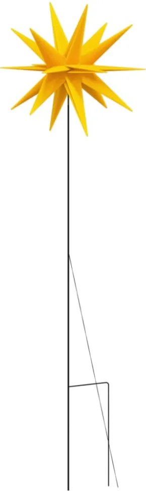 összecsukható tüskés sárga karácsonyi lámpa LED-del 57 cm