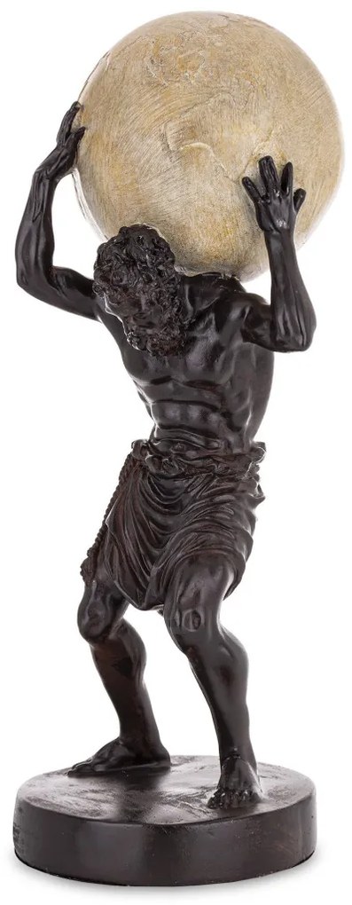Atlas Műanyag Fekete figura, Krém 43x17x15cm