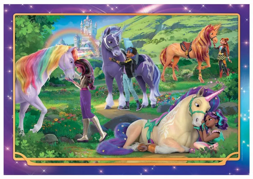 Unikornis Akadémia Meadow 104 db-os puzzle Clementoni
