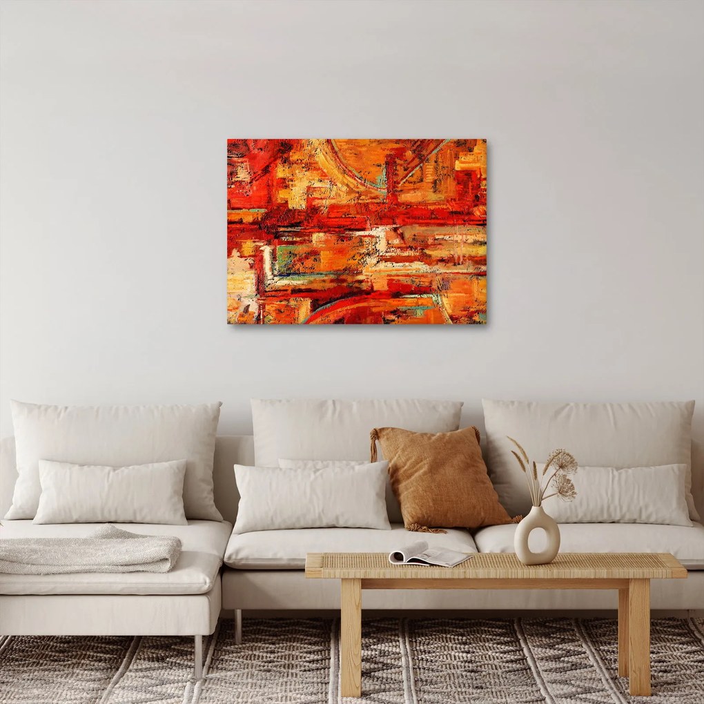 A falfestmény képe (70x50 cm)