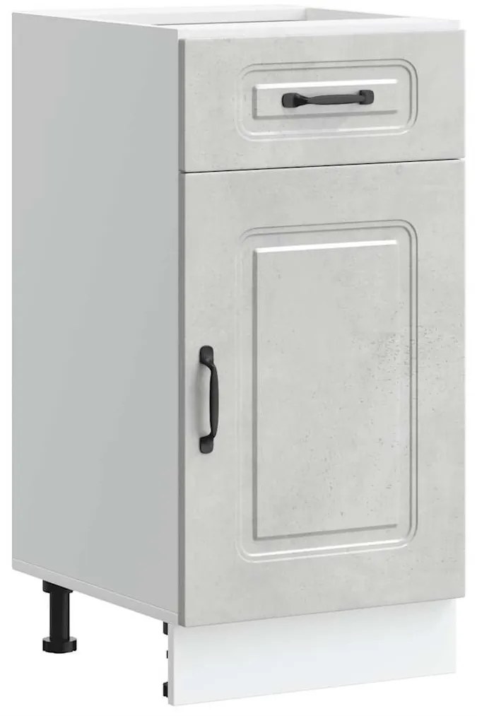 vidaXL Konyhai alapszekrény Kalmar beton szürke műfa