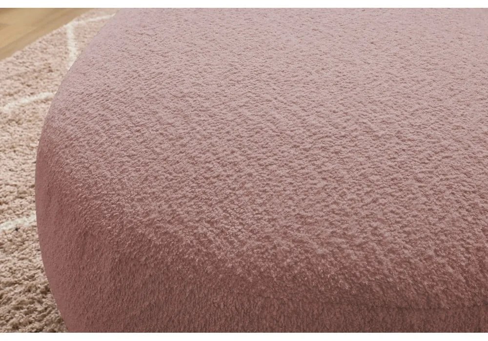 Rózsaszín buklé szövet lábtartó Saint-Germain – Bobochic Paris