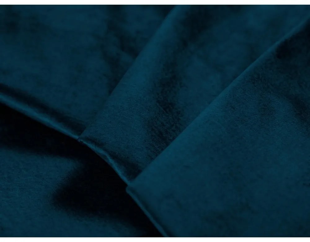 Luca sötétkék kinyitható bársonykanapé - Milo Casa