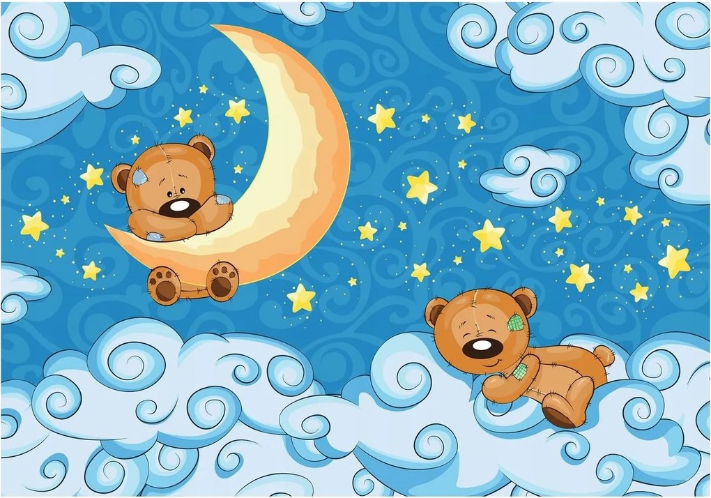 Gyerek fotótapéta aranyos mackók 254 x 184