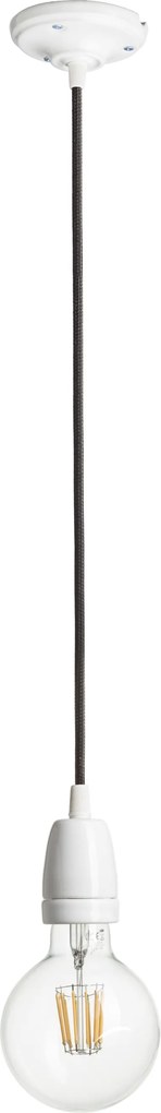 RENDL FABIO függesztő készlet fekete porcelán 230V LED E27 15W