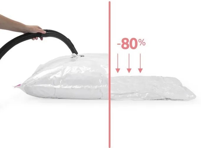 Tárolótáska készlet Compactor Bag 80 x 130 cm, 2 db, átlátszó