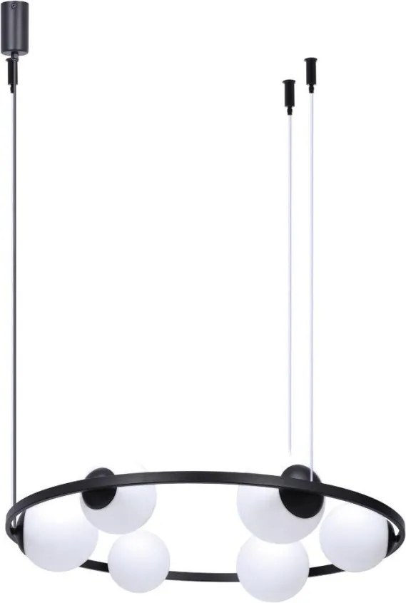 ZUMA LINE 5007 ORBIT Modern Függesztett Lámpa Fehér, Fekete E14/E27 IP20