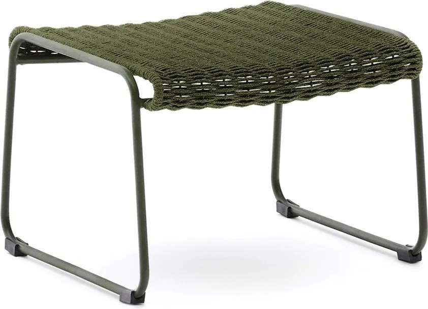 Zöld kerti puff Maurina – Kave Home