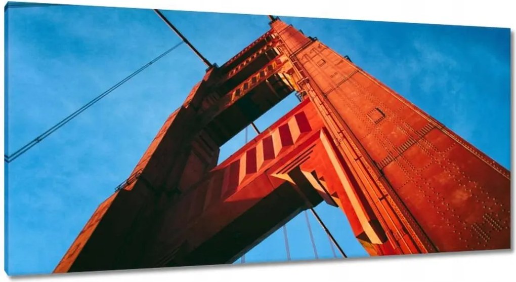 Festmények 115x55 Golden Gate