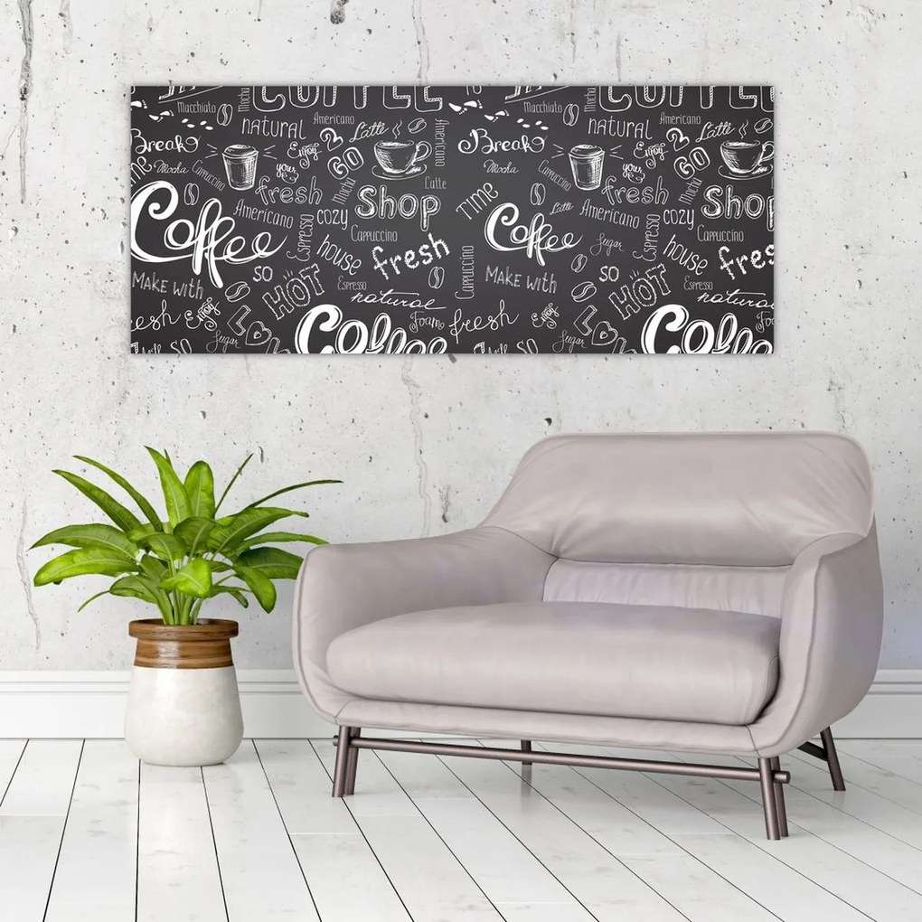 Kép - Coffee (120x50 cm)