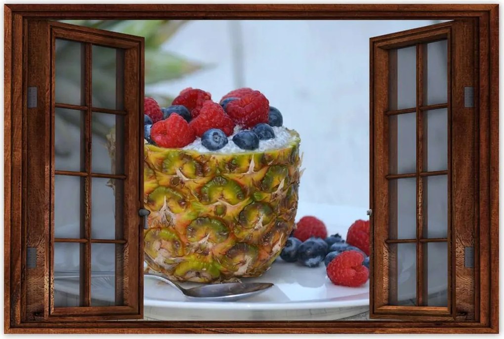 Poszterek 90x60 Töltött ananász