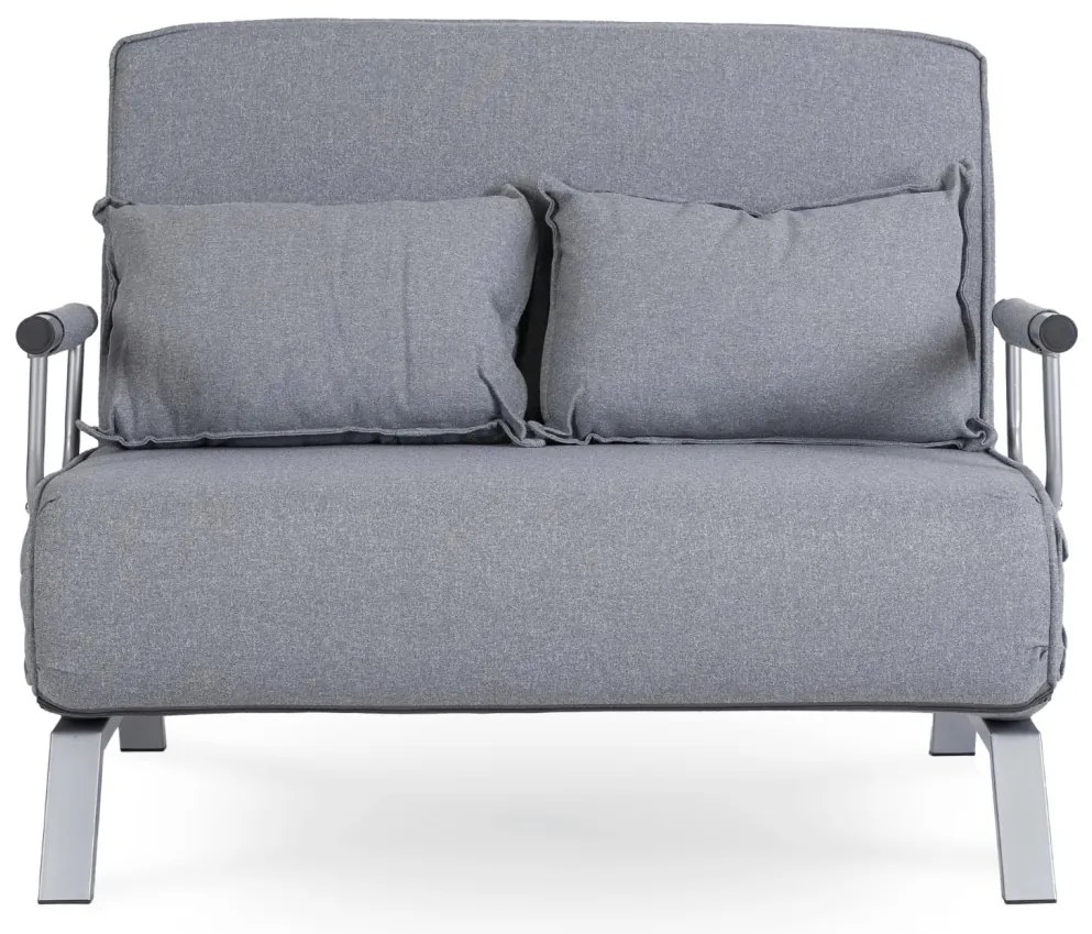 Kétszemélyes Ágyazható Kanapé Szürke Színben. BART 2