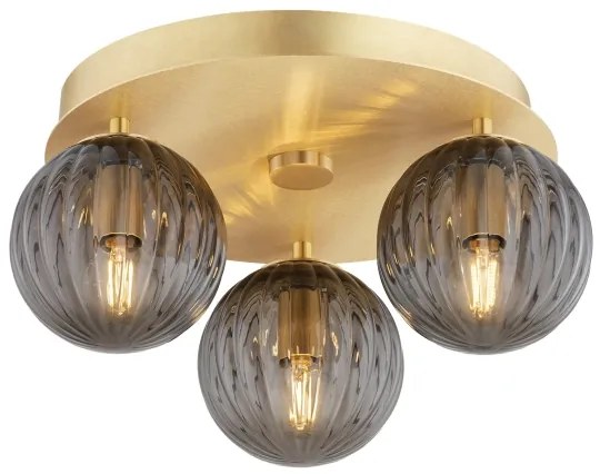 Argon 6308 - Mennyezeti lámpa PALOMA 3xE14/7W/230V arany/fekete