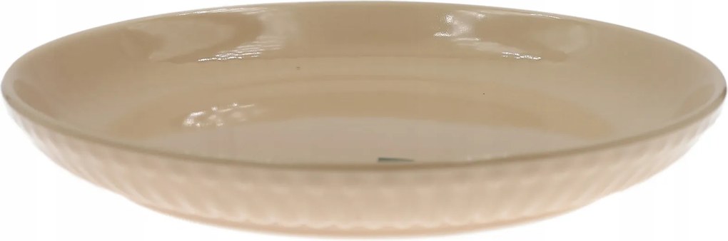 Desszerttányér Gyümölcstortához 21 cm Kerámia Mosaique Beige