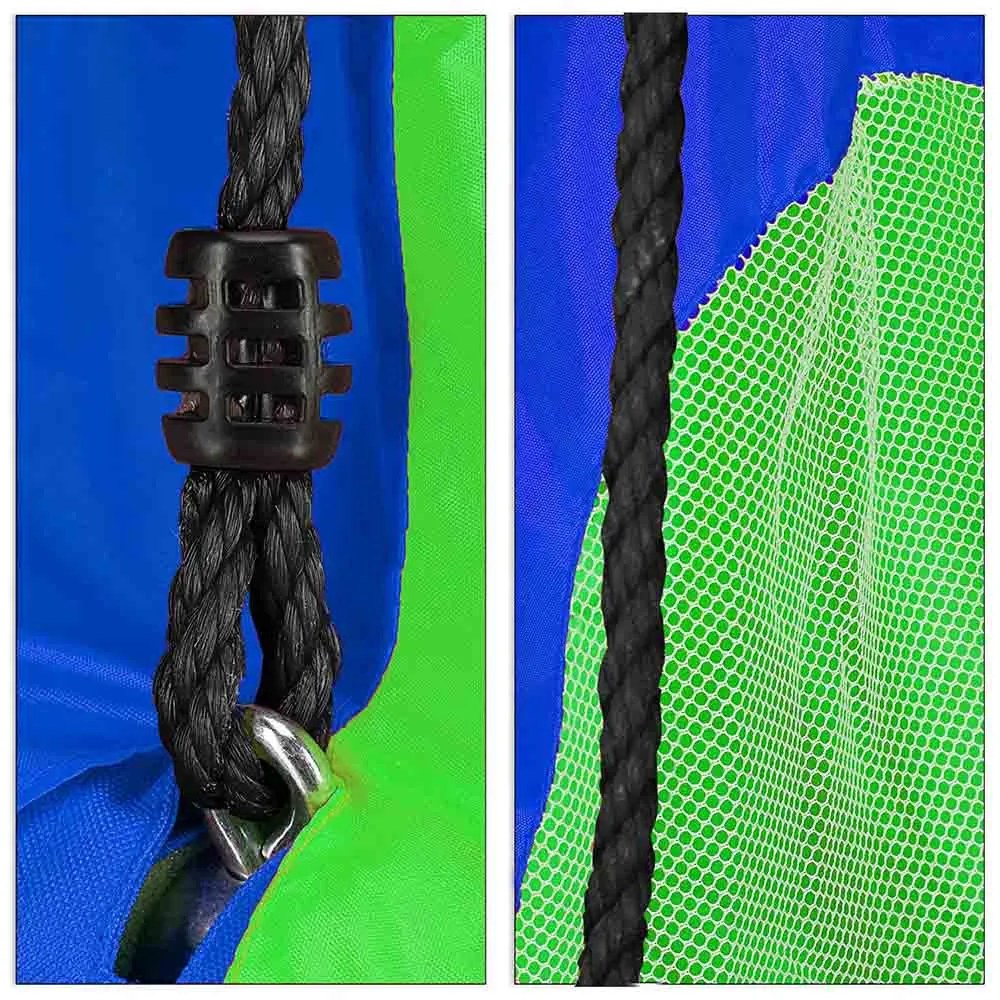 Fészekhinta-110 cm-es-kék-sátorral