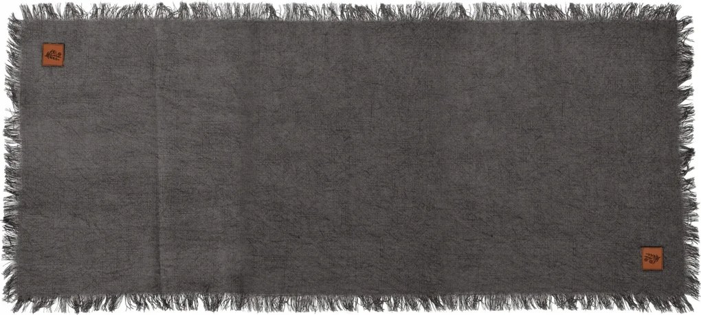 Éles pamut terítő/futófelület, 150x40cm, szürke