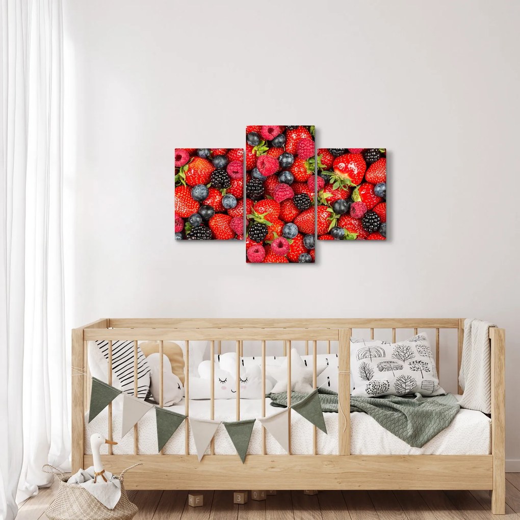 Kép - gyümölcs rakomány (90x60 cm)