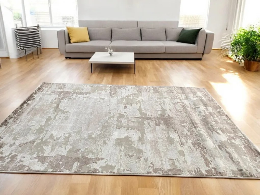 Veston 51271 bézs modern szőnyeg 200x290 cm