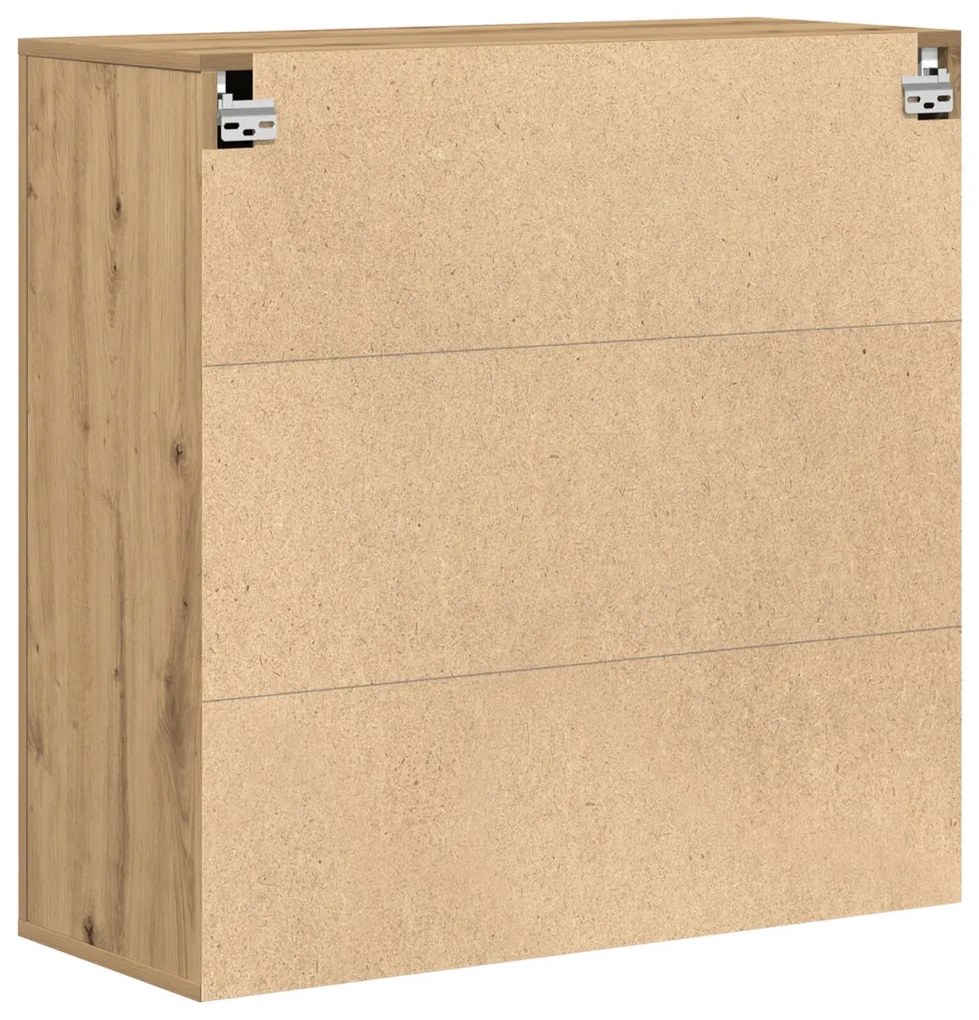 Fali Szekrény Mesteri Tölgy 80x33x80 cm Forgácslap