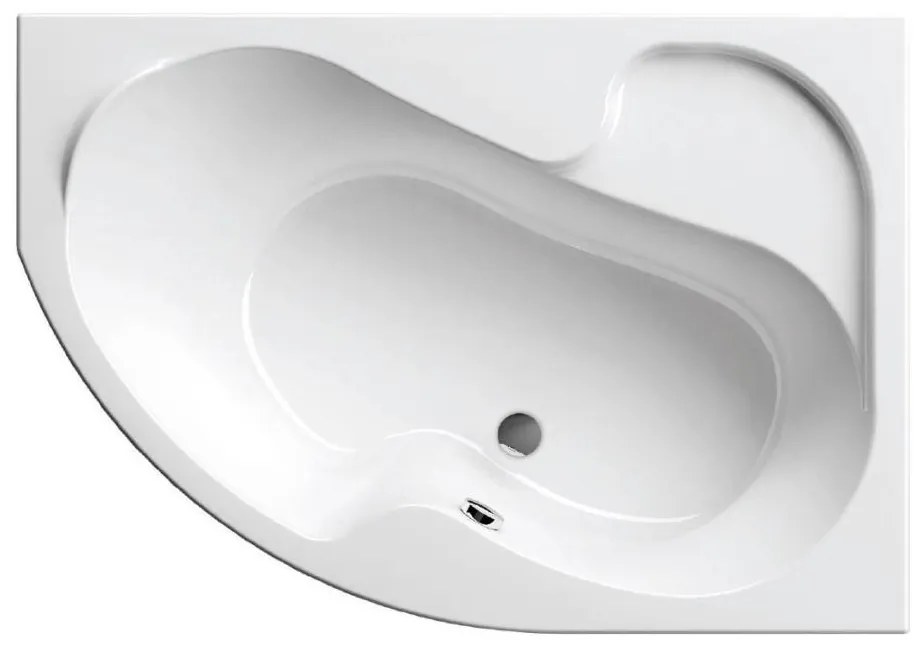 Ravak CV01000000 - Sarokkád ROSA 140x105 cm akril/fehér